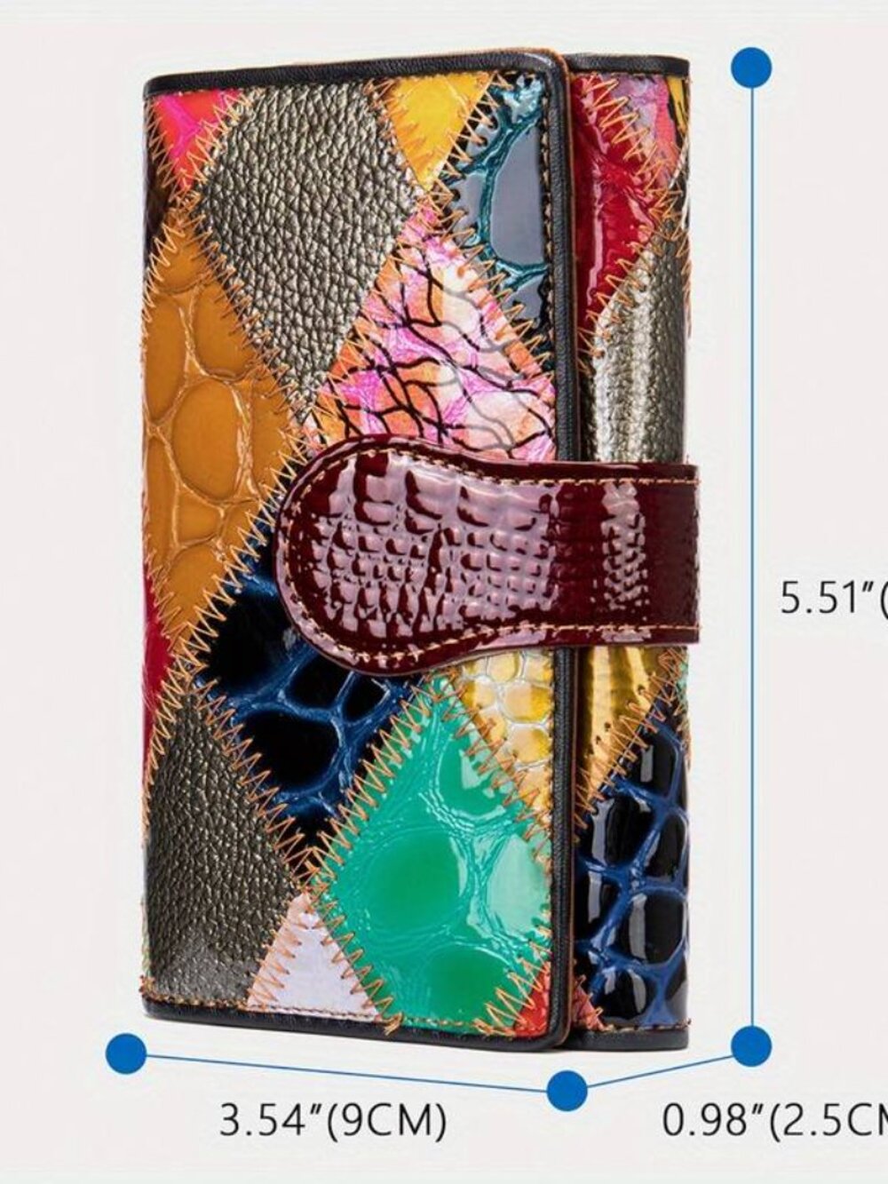 Handcrafted Bag with Compact Wallet and Card Slots - Picture 6 of 6